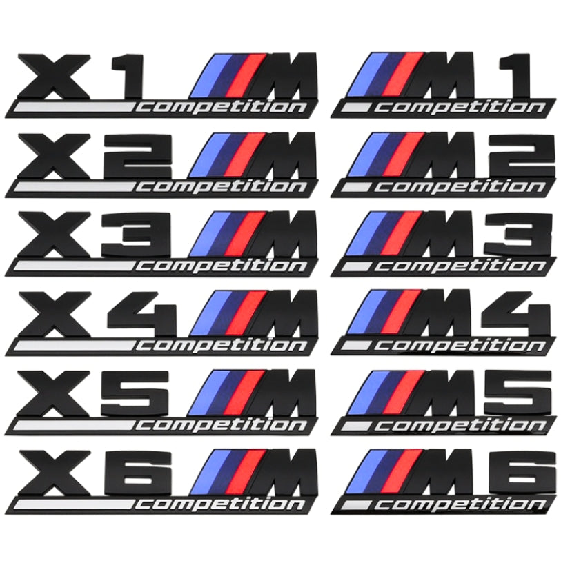Logo BMW M2 M3 M4 M5 Compétition