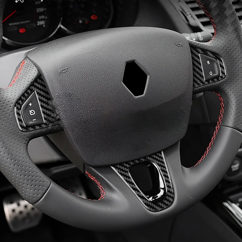 Pack d'Inserts de Décoration Carbone pour Renault Mégane III RS