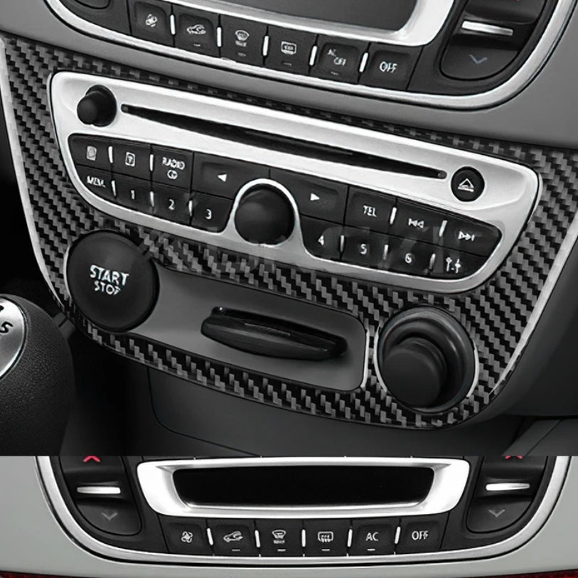 Pack d'Inserts de Décoration Carbone pour Renault Mégane III RS