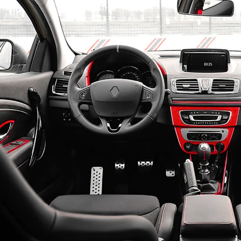 Pack d'Inserts de Décoration Carbone pour Renault Mégane III RS