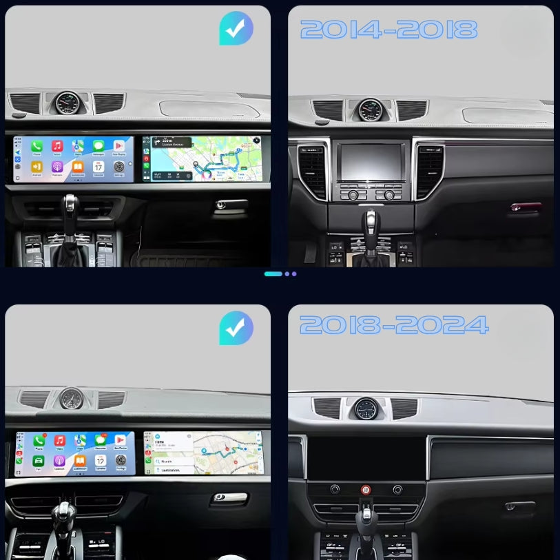 Système double écran CarPlay & Android Auto Porsche Macan Turbo S