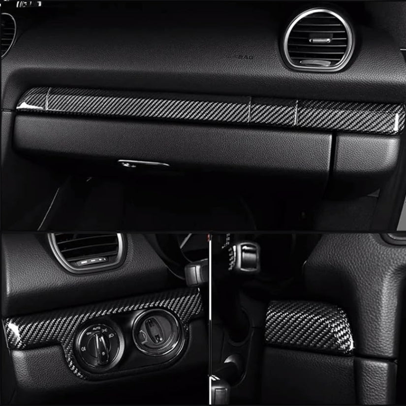 Pack de Garnitures Intérieures Carbone Porsche 911 et 718 Cayman