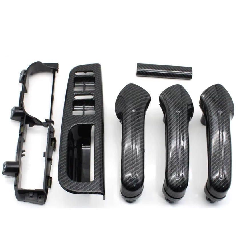 Garnitures de Console et Portes Effet Carbone VW Golf IV MK4