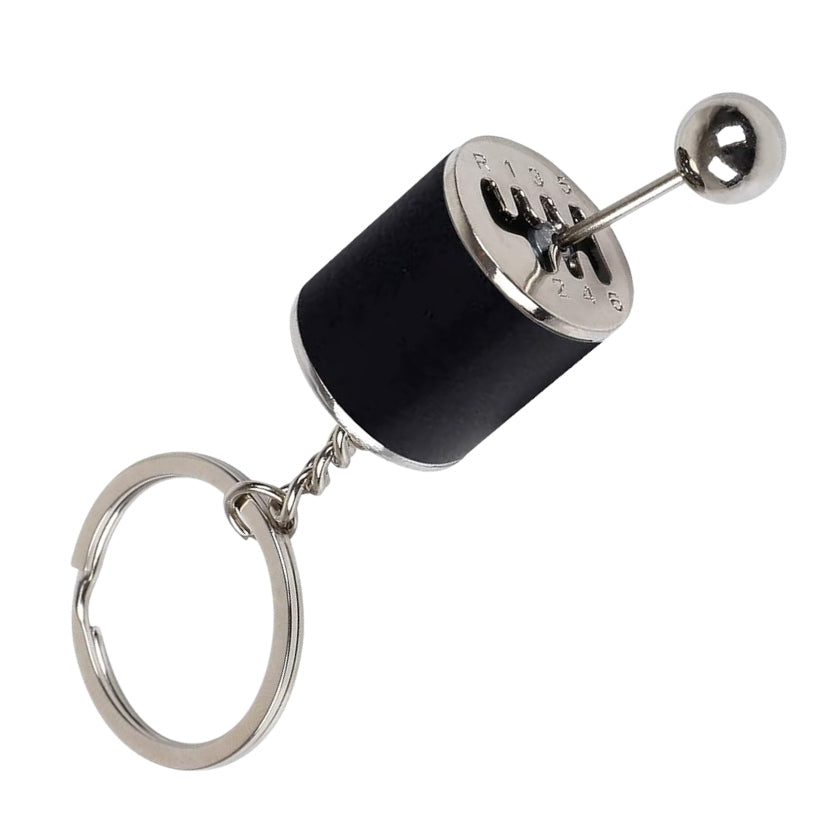 Porte-clés gadget mini levier de vitesse articulé 6 rapports