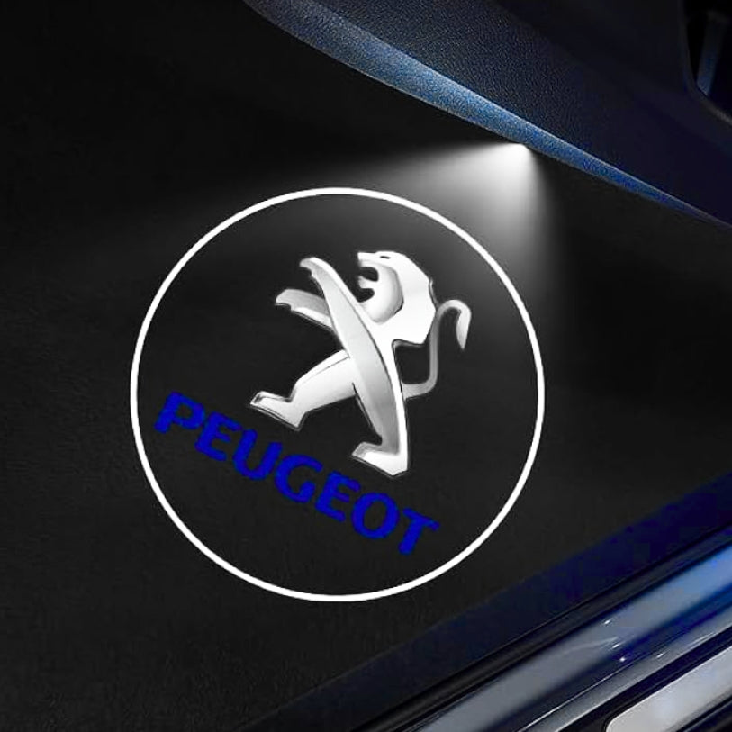 Éclairage de porte LED projecteur de logo pour Peugeot