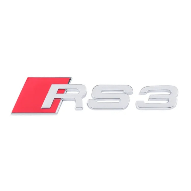 Logo RS noir pour Audi RS3 RS4 RS5 RS6 RSQ8