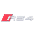 Logo RS noir pour Audi RS3 RS4 RS5 RS6 RSQ8