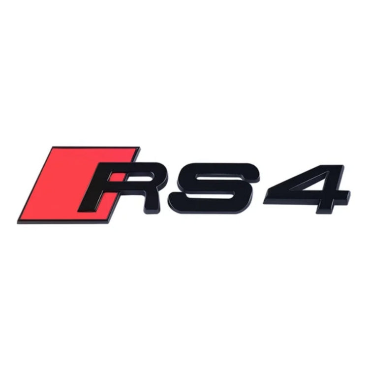 Logo RS noir pour Audi RS3 RS4 RS5 RS6 RSQ8