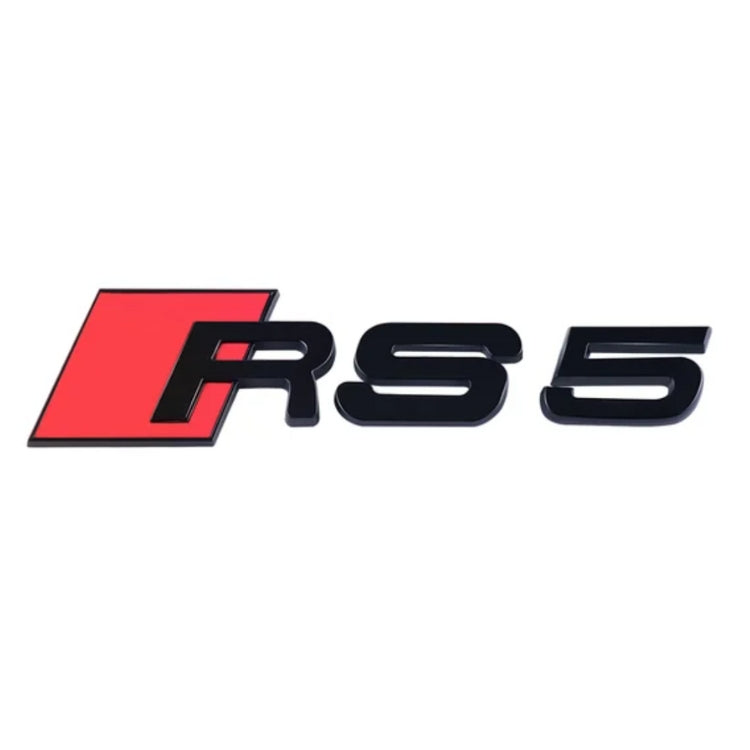 Logo RS noir pour Audi RS3 RS4 RS5 RS6 RSQ8