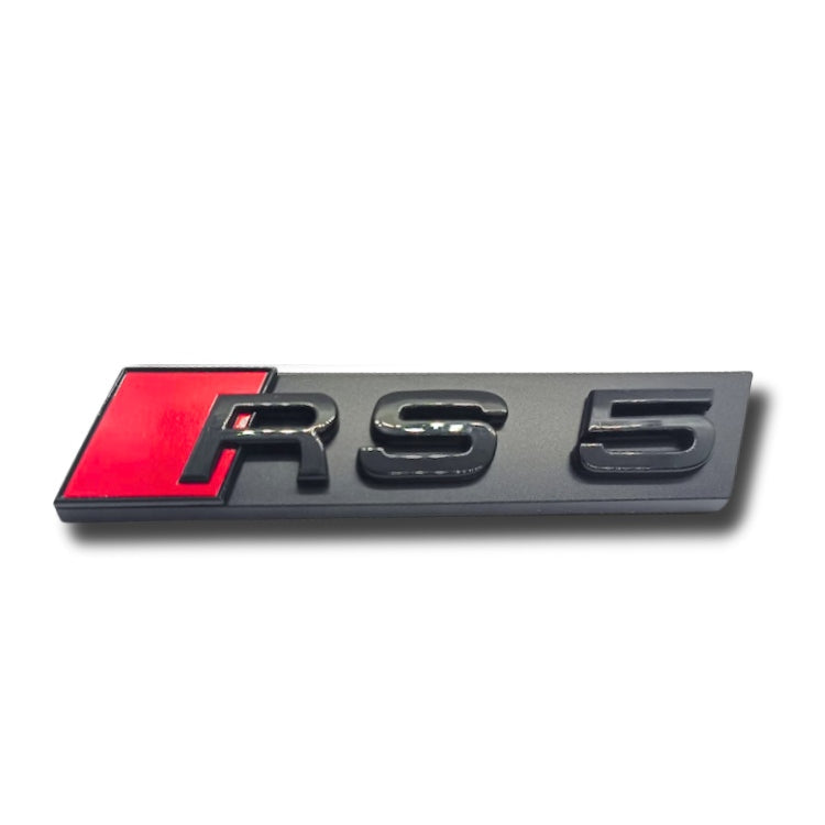 Logo RS noir pour Audi RS3 RS4 RS5 RS6 RSQ8