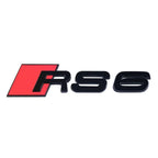 Logo RS noir pour Audi RS3 RS4 RS5 RS6 RSQ8