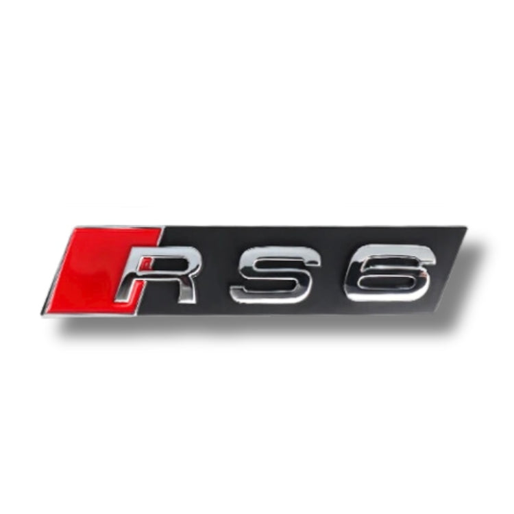 Logo RS noir pour Audi RS3 RS4 RS5 RS6 RSQ8