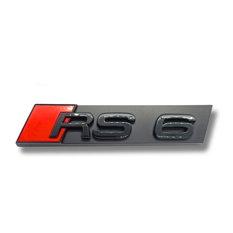 Logo RS noir pour Audi RS3 RS4 RS5 RS6 RSQ8