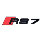 Logo RS noir pour Audi RS3 RS4 RS5 RS6 RSQ8