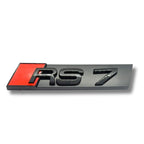 Logo RS noir pour Audi RS3 RS4 RS5 RS6 RSQ8