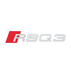 Logo RS noir pour Audi RS3 RS4 RS5 RS6 RSQ8