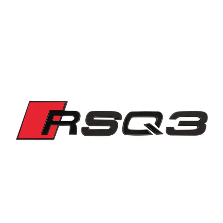 Logo RS noir pour Audi RS3 RS4 RS5 RS6 RSQ8