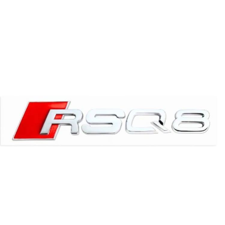 Logo RS noir pour Audi RS3 RS4 RS5 RS6 RSQ8