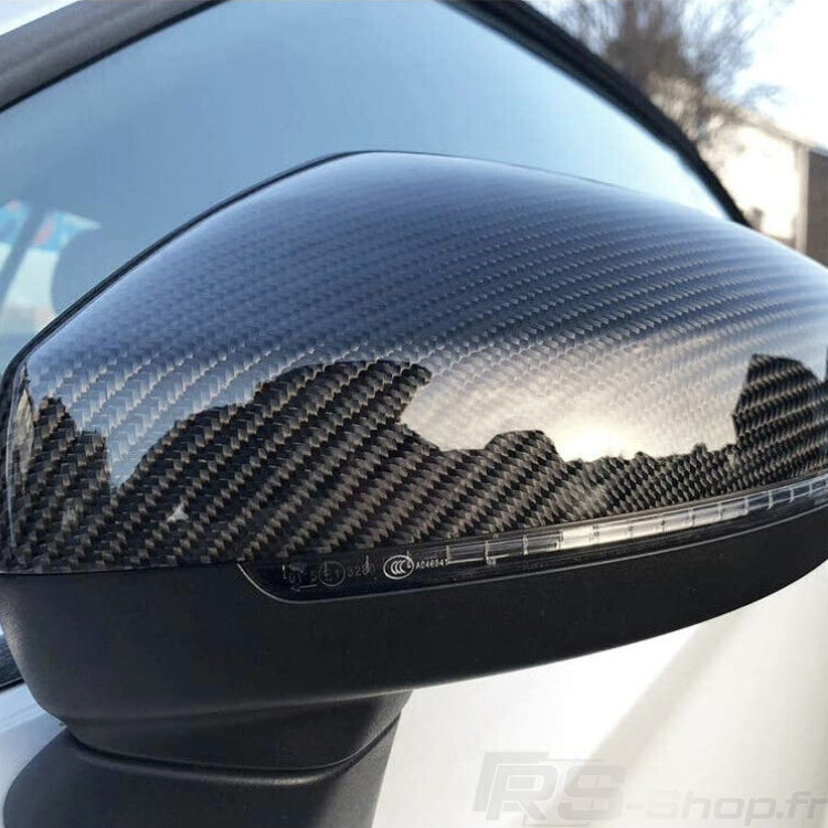 Coques de Rétroviseurs en Carbone Véritable pour Audi A3 S3 RS3 8V