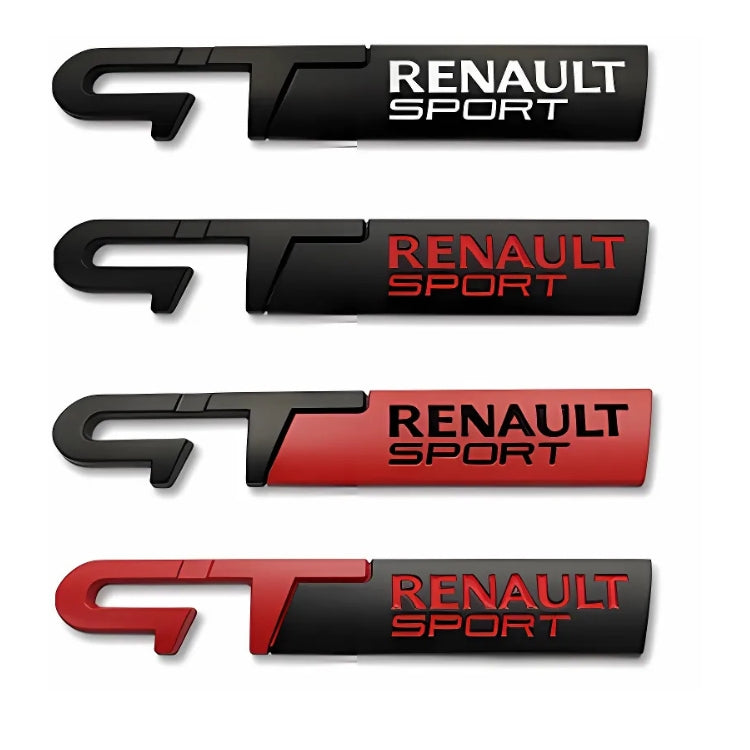 Badge logo Renault GT-Line / RS-Line pour ailes ou coffre