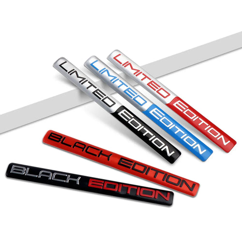 Autocollant badge Limited Edition / Black Edition universel