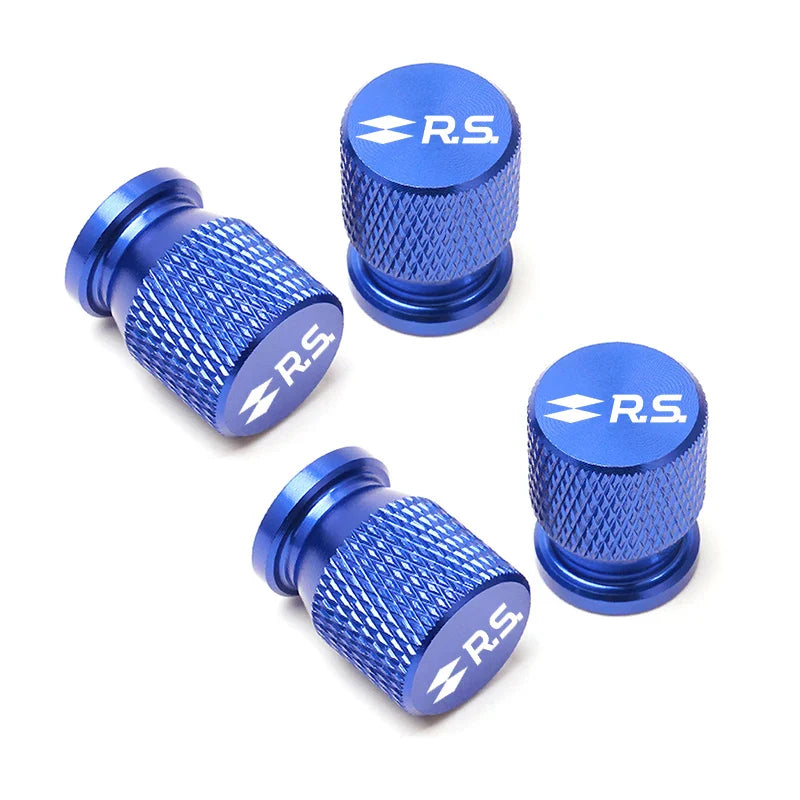 Bouchons de Valve de Roue Logo Renault Sport RS