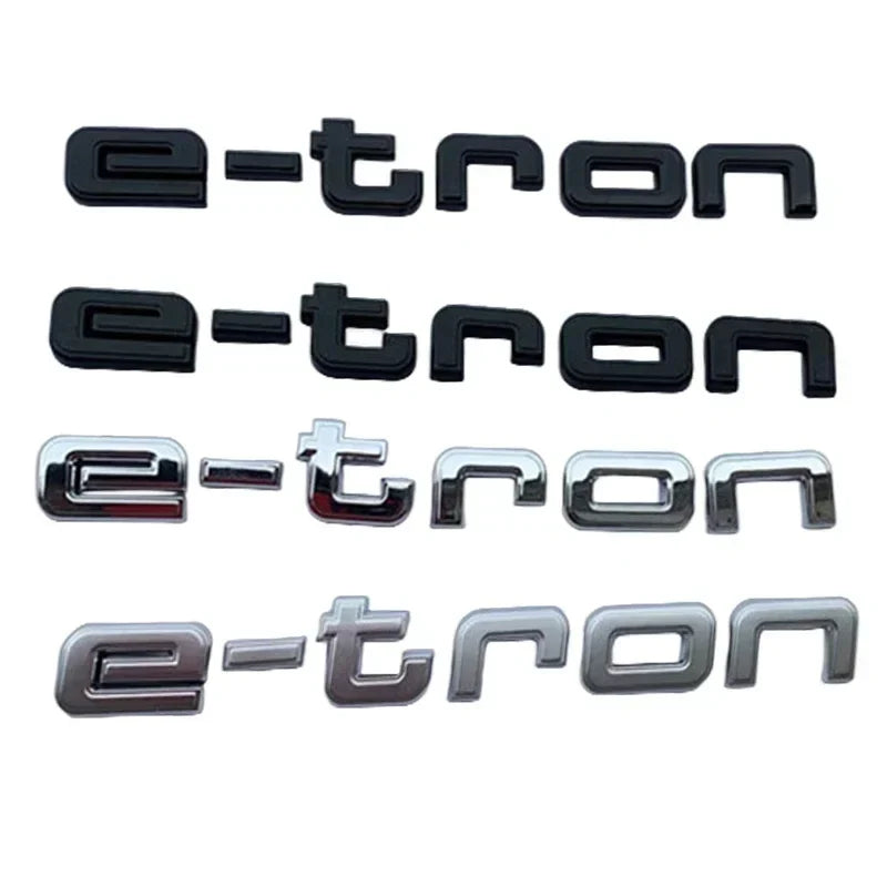 Logo monogramme Audi E-tron pour carrosserie