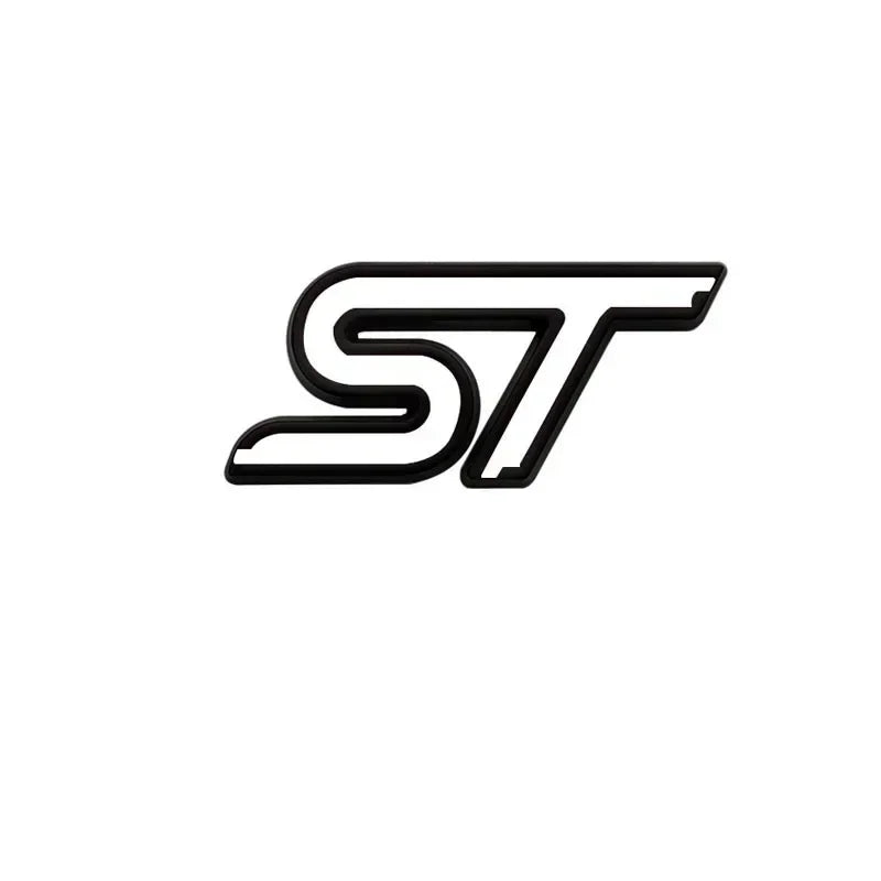 Logo ST rouge pour calandre et coffre Ford