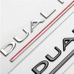 Logo Dual Motor noir mat pour Tesla Model 3 / Y