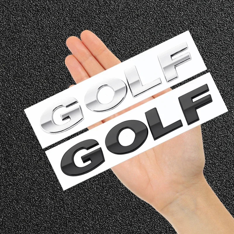 Logo monogramme GOLF pour hayon Volkswagen