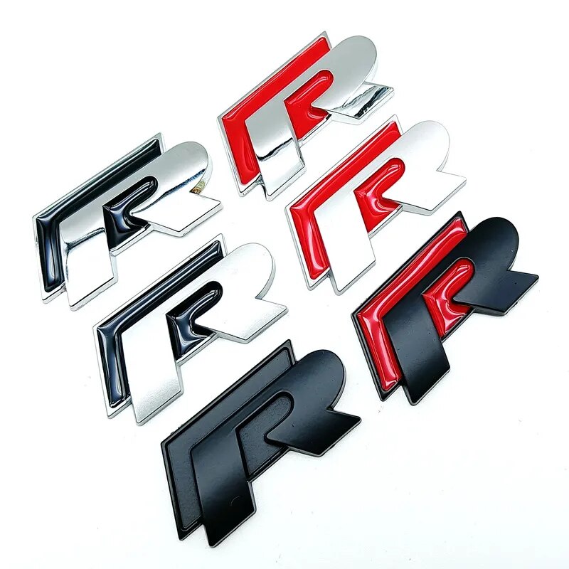 Logo badge R Arrière/Avant pour Volkswagen Golf