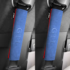 Fourreaux de ceinture en Alcantara logo GTI - Look Racing