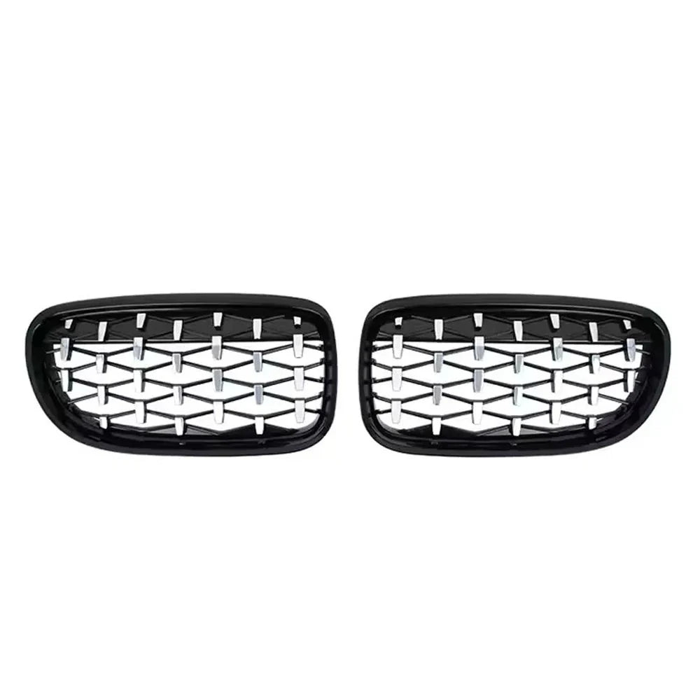 Calandres de Radiateur Noires pour BMW Série 3 E90 E91 Berline / Touring