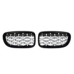 Calandres de Radiateur Noires pour BMW Série 3 E90 E91 Berline / Touring