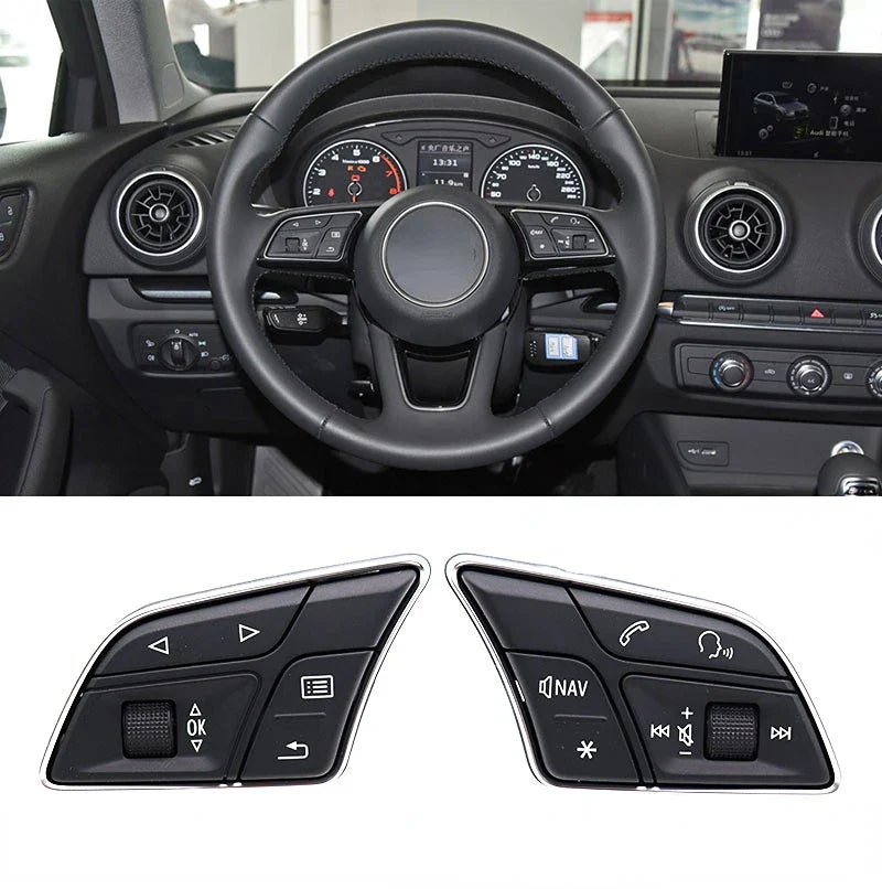 Touches Multifonctions de Remplacement pour Volant Audi - Pièce Auto