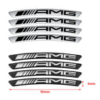 Autocollant logo Mercedes-AMG pour jantes ou carrosserie