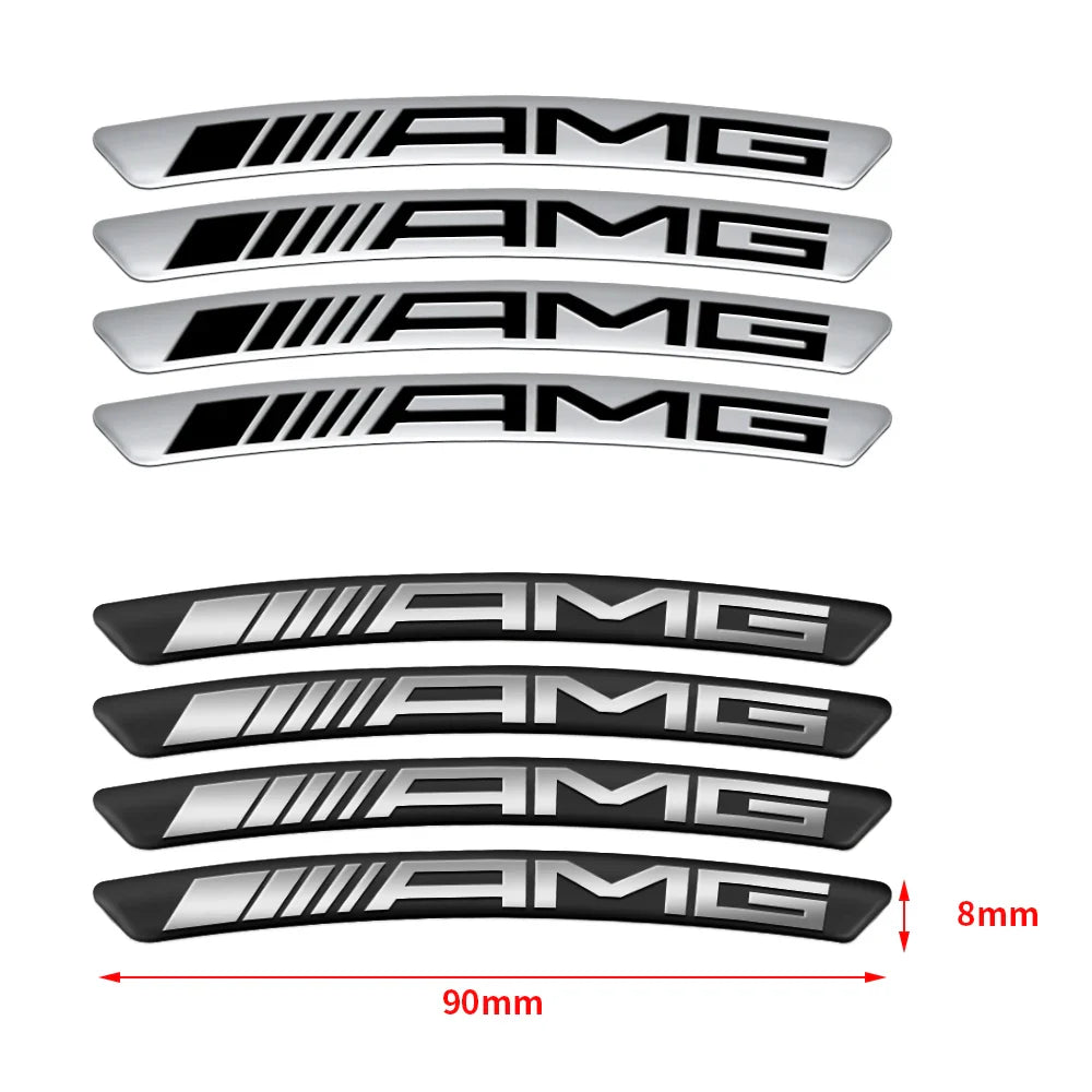 Autocollant logo Mercedes-AMG pour jantes ou carrosserie