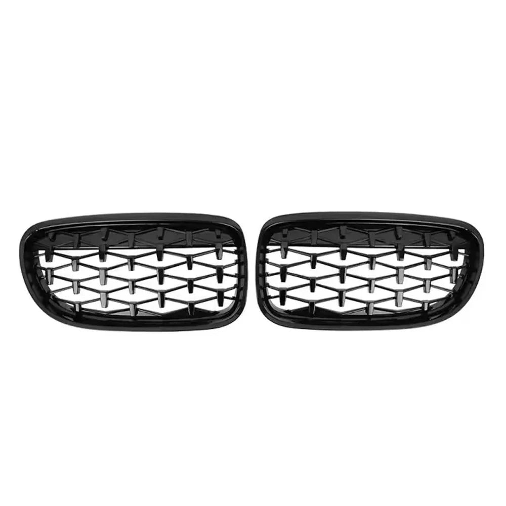 Calandres de Radiateur Noires pour BMW Série 3 E90 E91 Berline / Touring