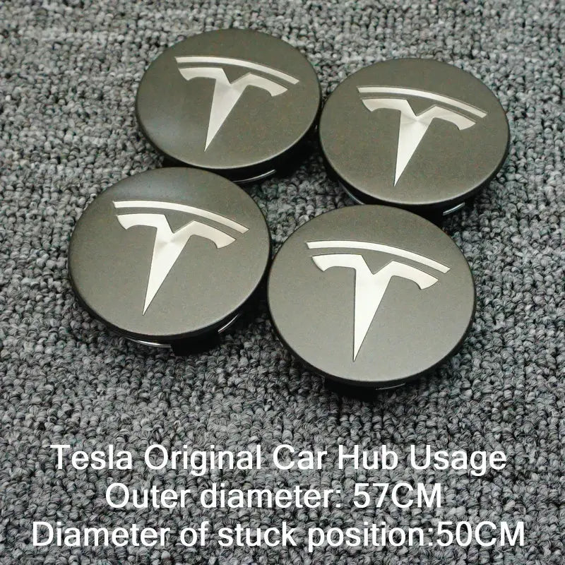 Cache-Moyeux de Jantes Tesla Model 3 / Model Y / Model S / Model X
