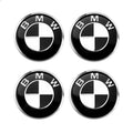 Logos centre de roues BMW - Lot de 4