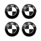 Logos centre de roues BMW - Lot de 4