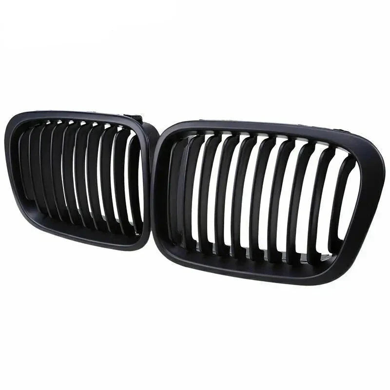 Grilles de Calandre Double Pont Noir pour BMW Série 3 E46 (Phase 1 & 2)