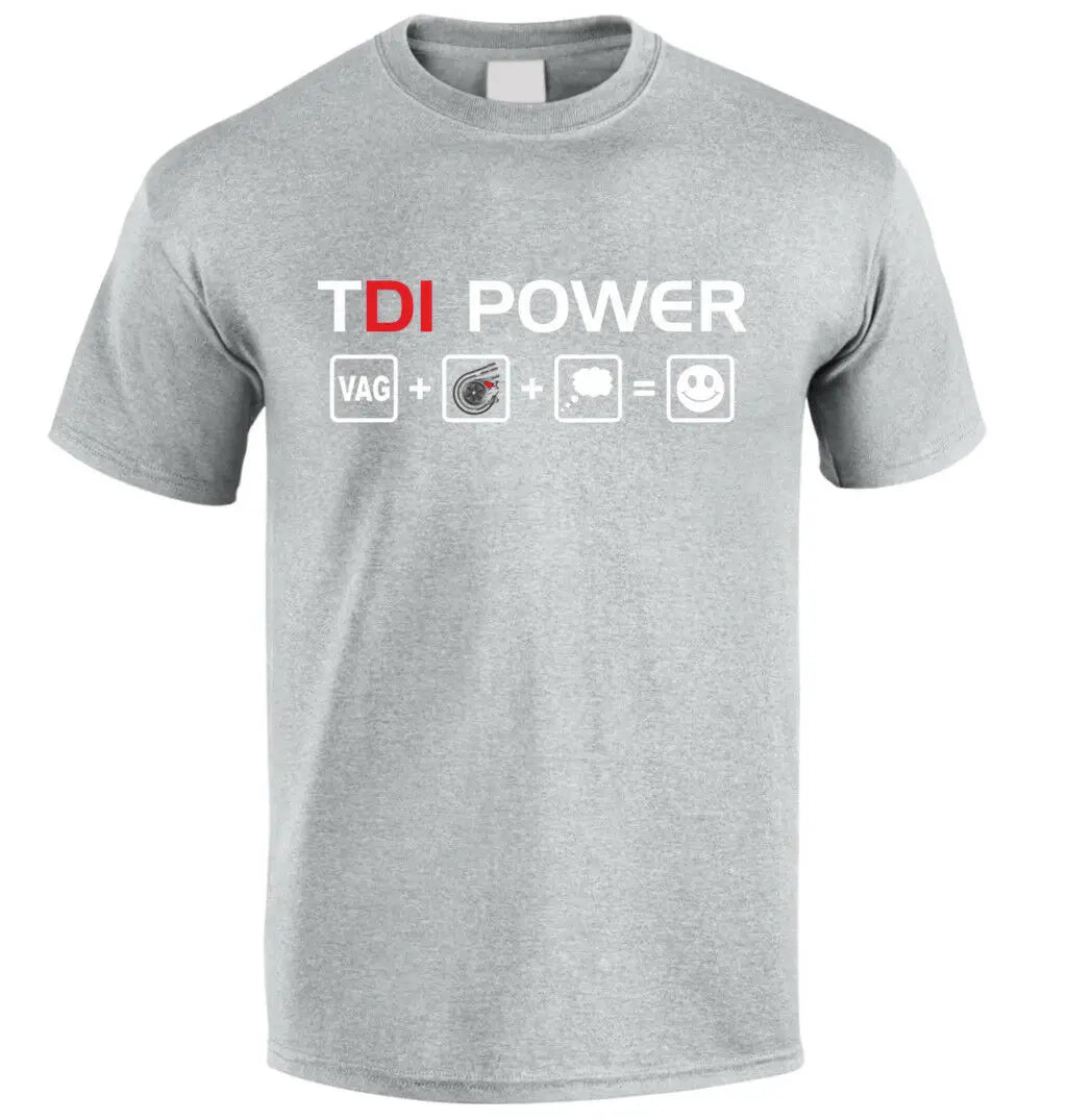 T-shirt noir logo Volkswagen TDI Power - Collection diesel