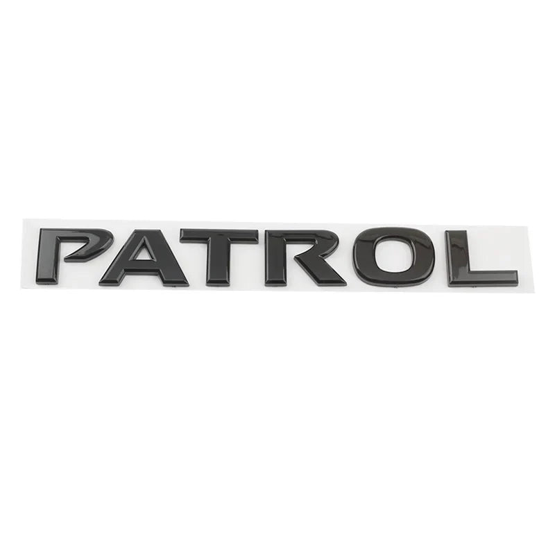 Logo monogramme PATROL noir pour Nissan