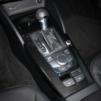 Habillage de Console Centrale Style Carbone Audi A3 S3 RS3 8V