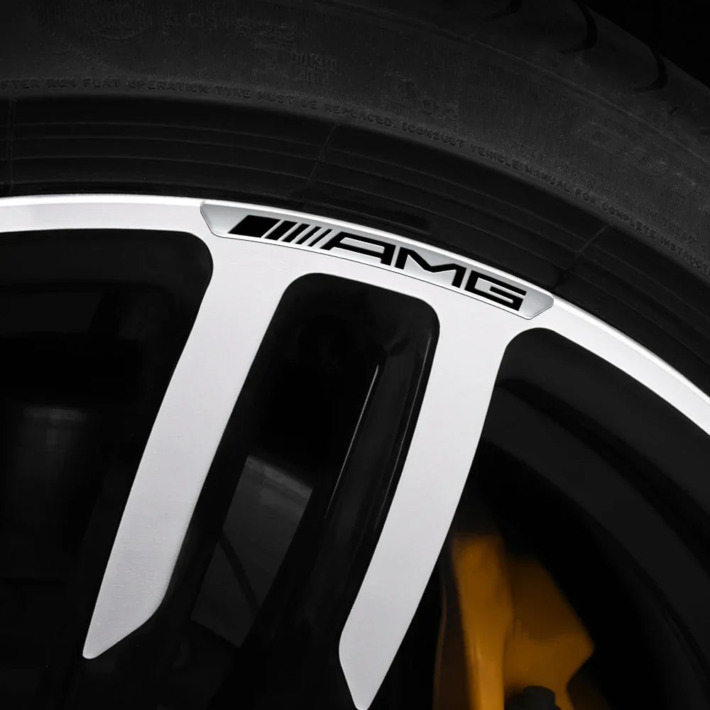 Autocollant logo Mercedes-AMG pour jantes ou carrosserie