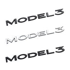 Logo arrière noir mat Tesla Model 3 / Model Y