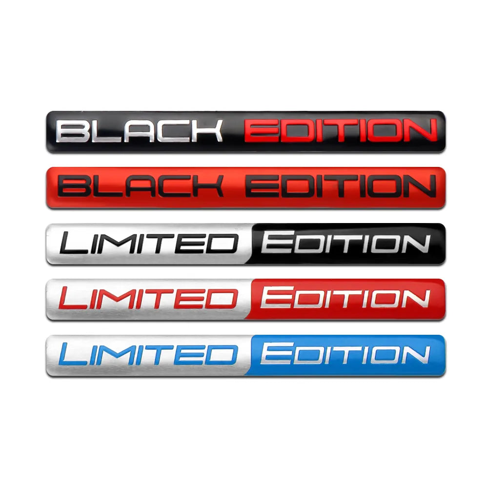Autocollant badge Limited Edition / Black Edition universel