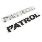 Logo monogramme PATROL noir pour Nissan