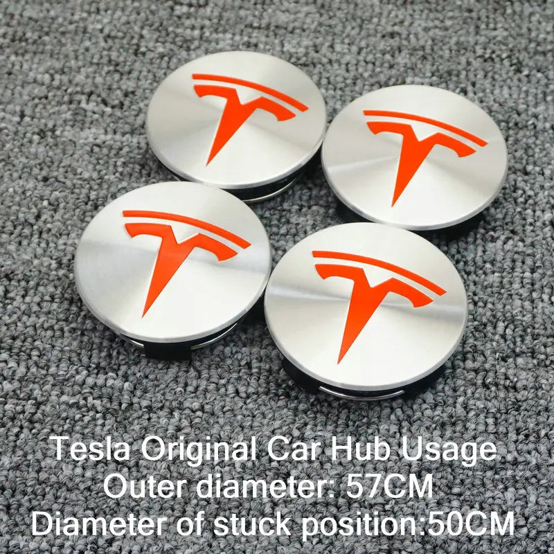 Cache-Moyeux de Jantes Tesla Model 3 / Model Y / Model S / Model X